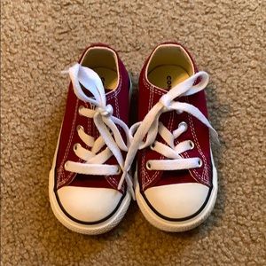 Burgundy Converse